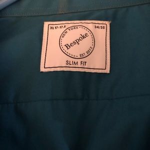 Almost new dress shirt with tie. Only worn once for a funeral service